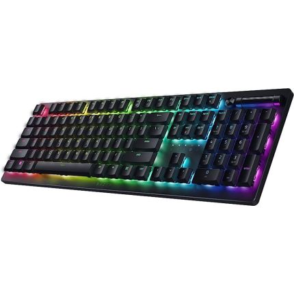 RAZER DEATHSTALKER V2 PRO - WIRELESS LOW PROFILE OPTICAL GAMING KEYBOARD  (CLICKY PURPLE SWITCH)