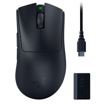 RAZER DEATHADDER V3 PRO + HYPERPOLLING WIRELESS DONGLE BUNDLE (RZ01-04630300-R3WL)