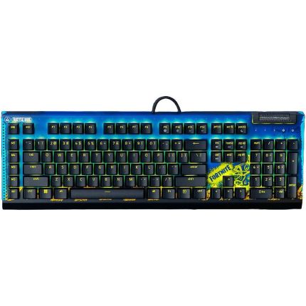 RAZER BLACKWIDOW V4 X - MECHANICAL GAMING KEYBOARD YELLOW SWITCH - FORTNITE EDITION (RZ03-04703600-R3M1)