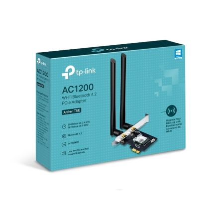 TPLINK ARCHER T5E AC1200 DUAL BAND WI-FI BLUETOOTH PCI EXPRESS ADAPTER