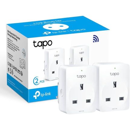 TPLINK TAPO P110  (2-PACK) MINI SMART WIFI SOCKET WITH ENERGY MONITORING