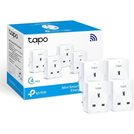 TPLINK TAPO P110  (4-PACK) MINI SMART WIFI SOCKET WITH ENERGY MONITORING