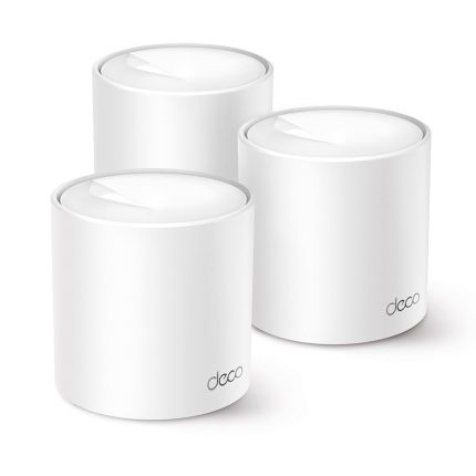 TPLINK DECO X10 (3-PACK) AX1500 WHOLE HOME MESH WIFI6 SYSTEM