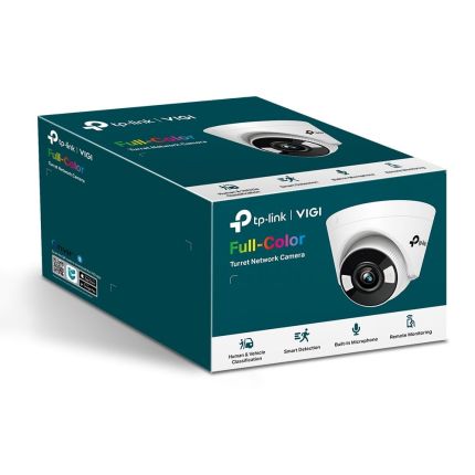 TPLINK VIGI C440 4MM 4MP FULL-COLOR TURRET NETWORK CAMERA 4mm LENS | POE/12V