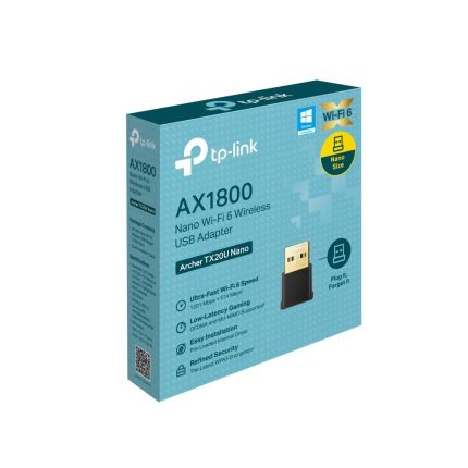 TPLINK ARCHER TX20U NANO AX1800 NANO DUAL BAND WIFI 6 USB ADAPTER