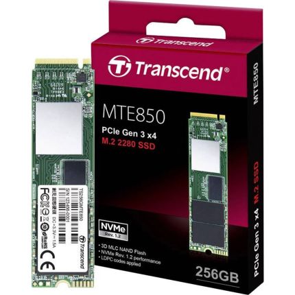 TRANSCEND 256GB M2 3D MLC INTERNAL SSD TS256GMTE850