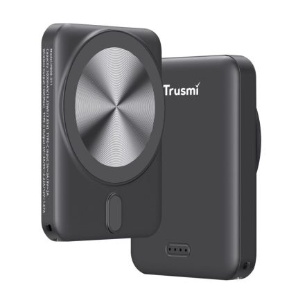 TRUSMI 5,000mAH 20W MAGNETIC WIRELESS (15W) POWER BANK (PB08-011) - BLACK