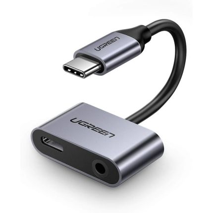 UGREEN 2-PORTS USB-C HUB+3.5MM AUDIO ADAPTER #50596