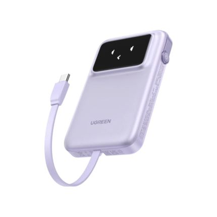 UGREEN 10,000mAH 30W QUICK CHARGING ROBOT POWER BANK - PURPLE #35604B