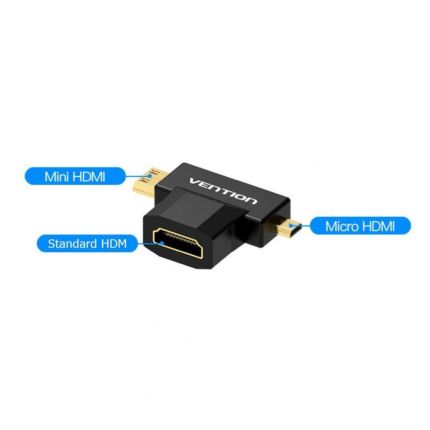 VENTION MINI HDMI+MICRO HDMI TO HDMI FEMALE ADAPTER ( #AGDB0 )