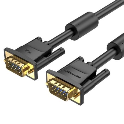 VENTION 3M VGA (3+6) MALE TO MALE CABLE W/ FERRITE CORES #DAEBI