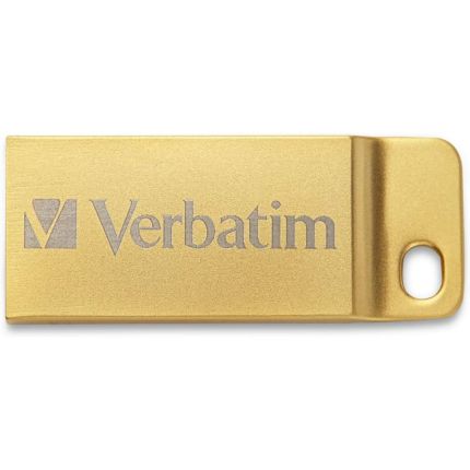 VERBATIM 64GB METAL EXECUTIVE USB 3.0 DRIVES (GOLD) #99106