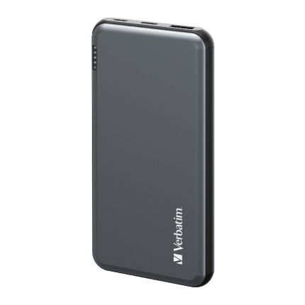 VERBATIM 20000mAH POWER BANK PD 22.5W + QC3.0-GREY #66628