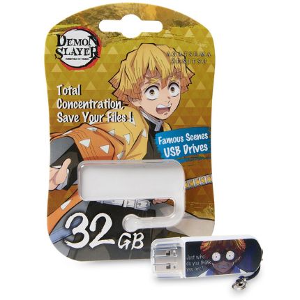 VERBATIM 32GB DEMON SLAYER USB 3.2 GEN 1 FLASH DRIVE-ZENITSU #71262