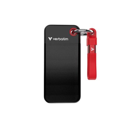 VERBATIM 1TB POCKET SSD USB 3.2 GEN 2 -BLACK/RED #32192