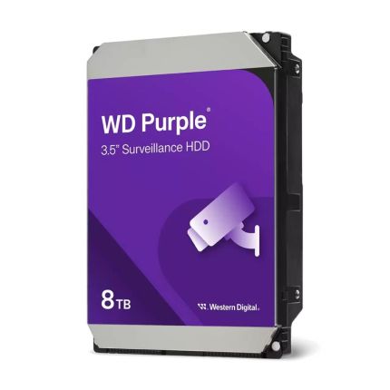 WD 8TB 3.5&quot; SATA III INT.HDD 128MB 5640RRPM CCTV PURPLE (WD85PURZ)